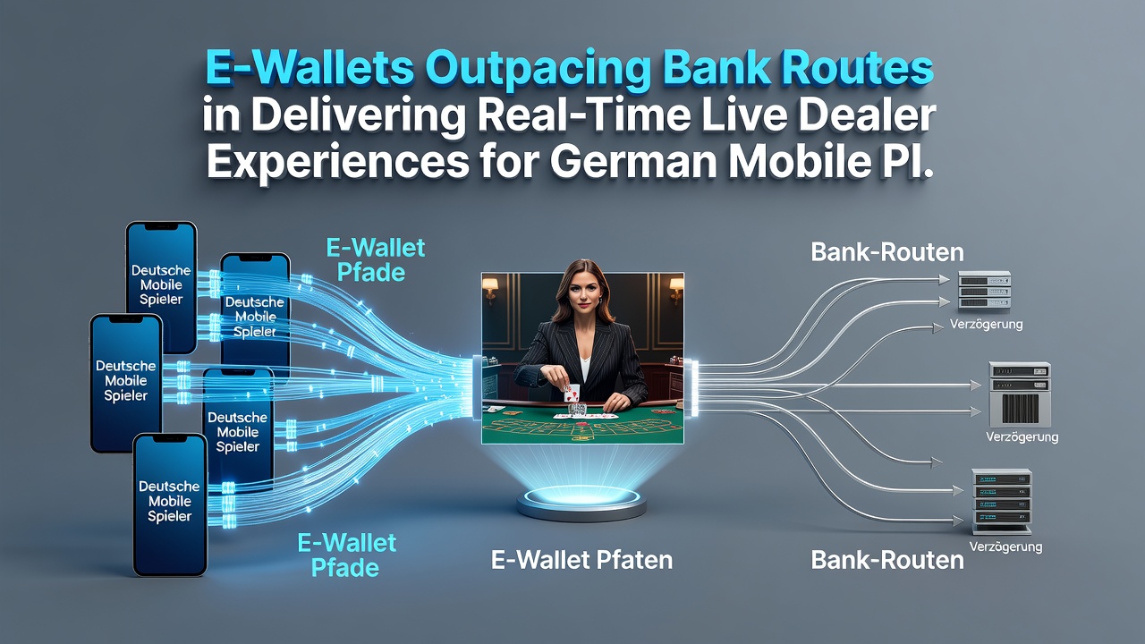 Mobile Nutzer bei Live-Dealer-Spielen mit schneller E-Wallet-Zahlung auf Tablets und Smartphones