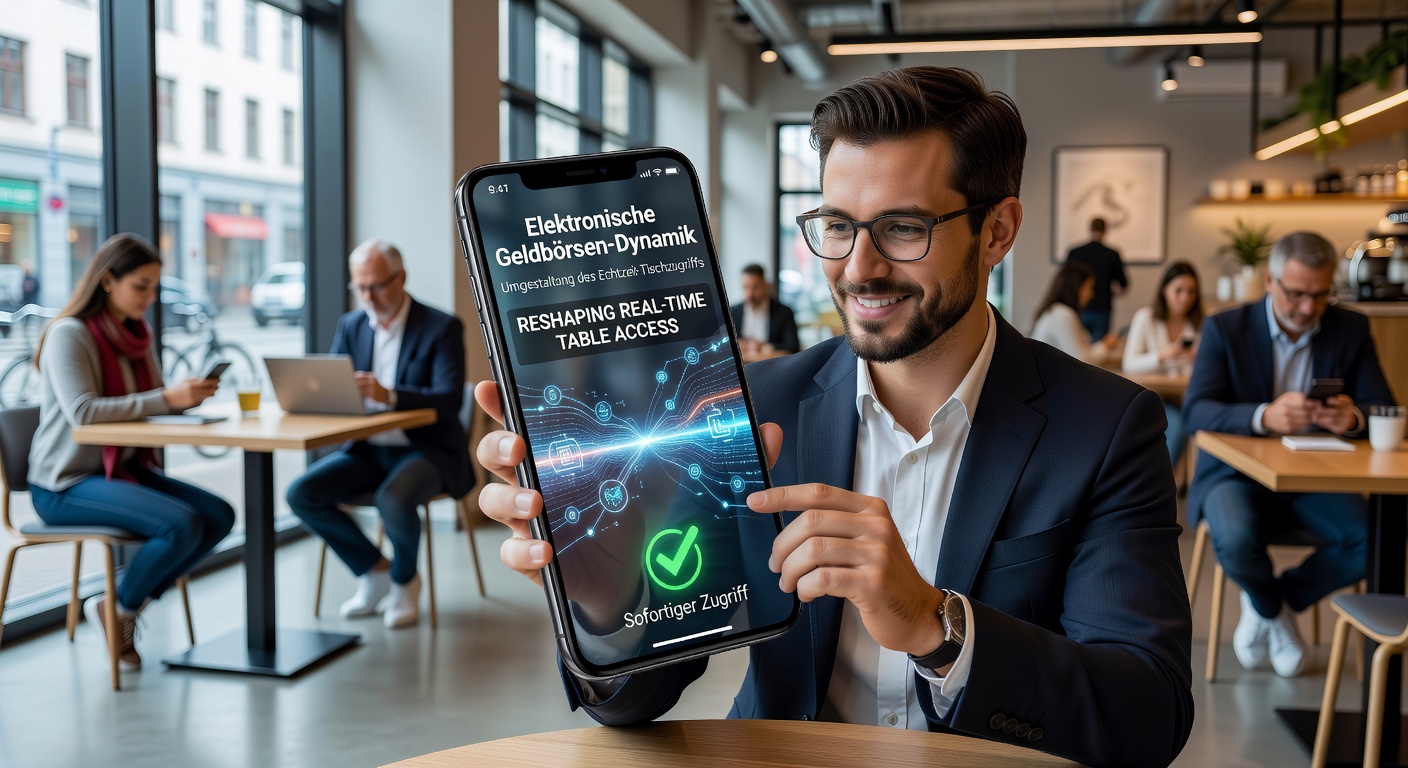 Smartphone mit elektronischer Geldbörse und Live-Tischspiel-Oberfläche in Deutschland