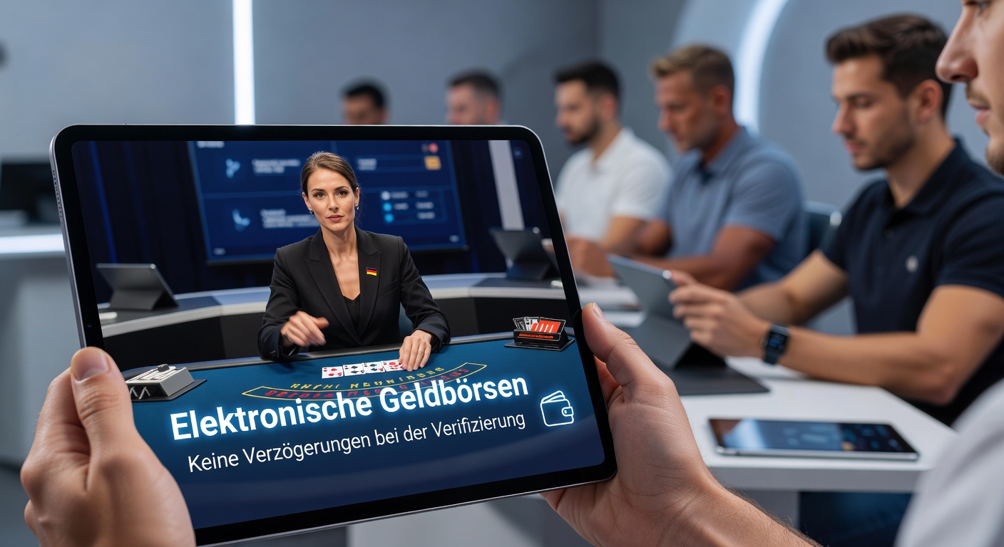 Elektronische Geldbörsen ermöglichen nahtlose Live-Dealer-Sessions auf Tablets für deutsche Spieler