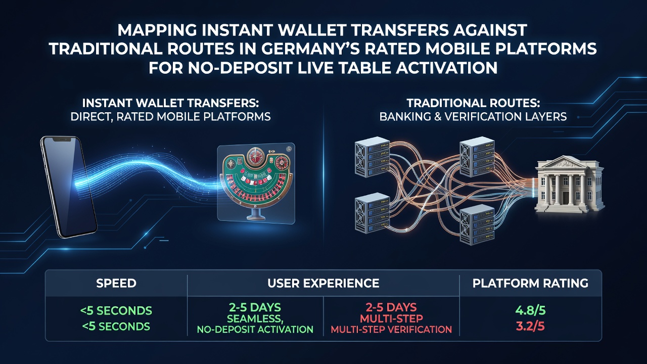 Vergleich von Wallet-Transfers und traditionellen Bankrouten auf mobilen Casino-Plattformen in Deutschland