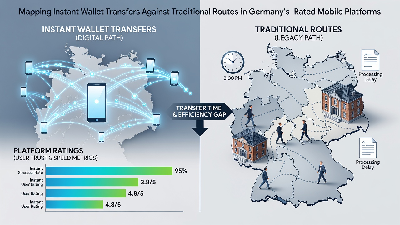 Detaillierte Karte von Transferrouten für Live-Tisch-Aktivierung in mobilen Casinos