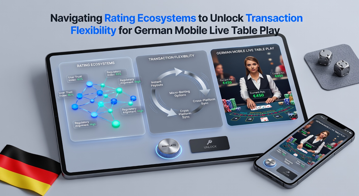 Darstellung von flexiblen Zahlungsflüssen in mobilen Live-Tischspielen mit Fokus auf deutsche Nutzer